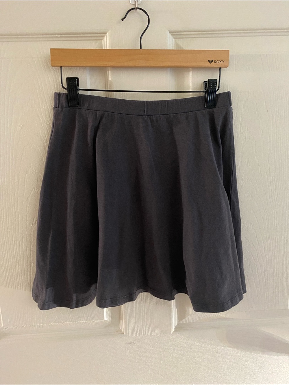 Lily White Dark Gray Skater Skirt | Size S